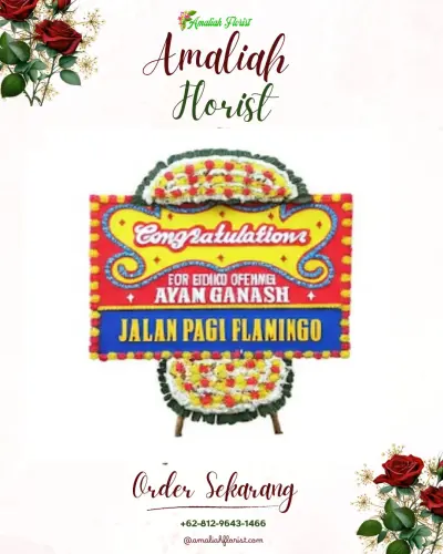 Bunga Papan Congratulation di Lebakgowah